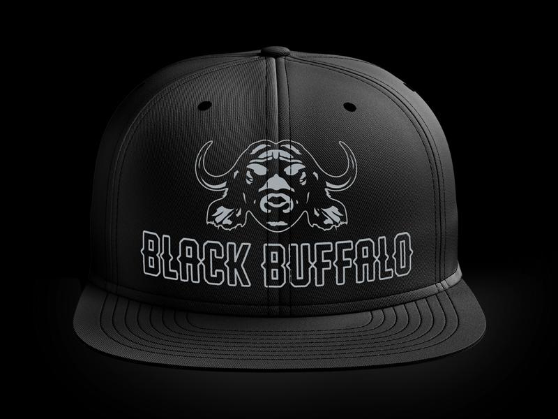 Black Buffalo Snapback Hat